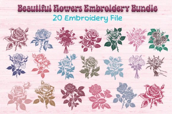 Beautiful Flowers Embroidery Bundle Review
