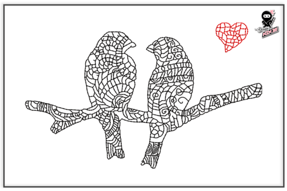 Mandala Love Birds Embroidery Review