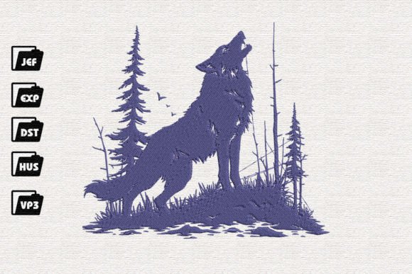 Mystical Wolf Embroidery: A Seasonal Design Review